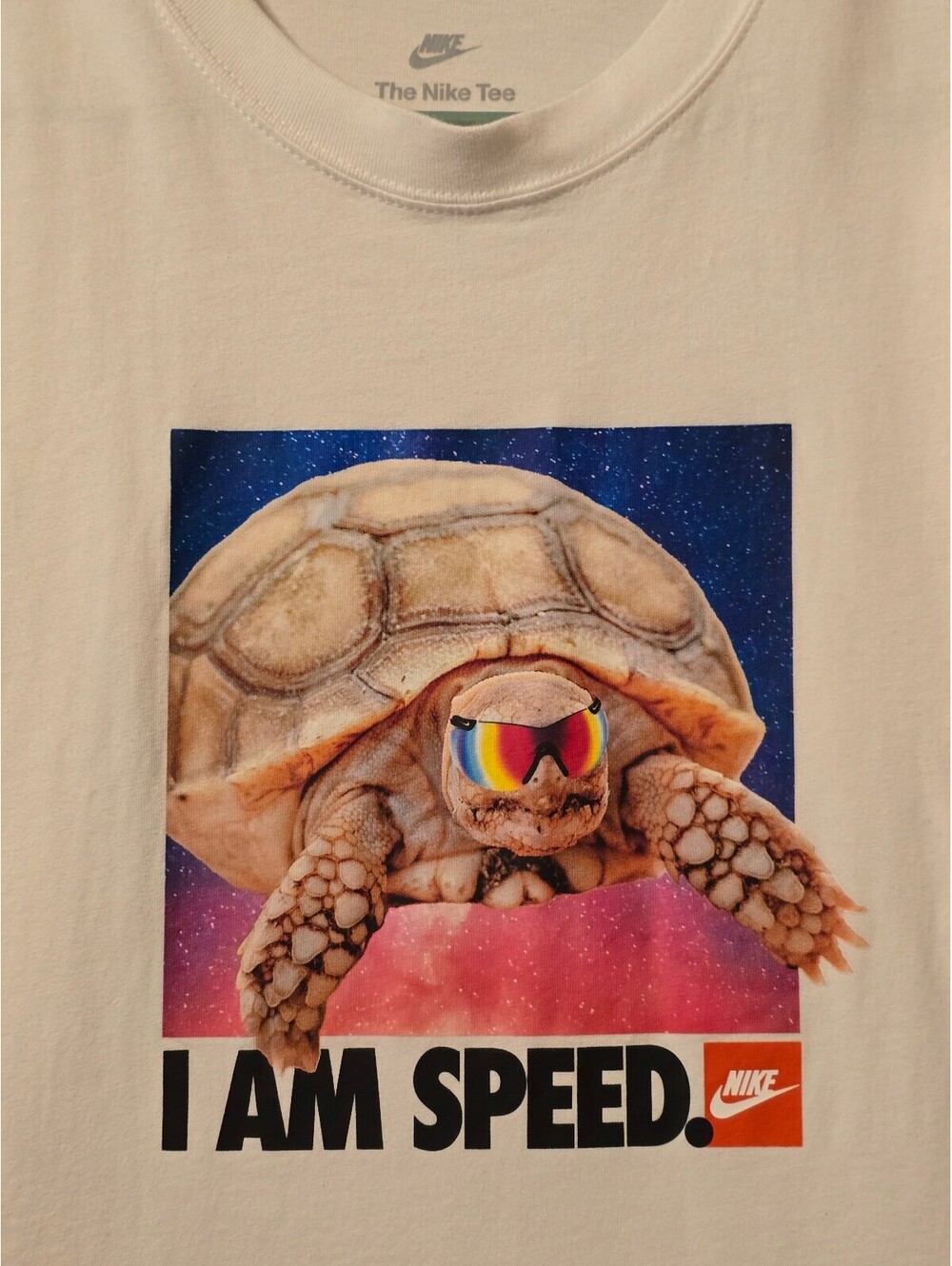 Nike Sportswear Max90 "I Am Speed" Turtle T-Shirt White Men's Size Medium M